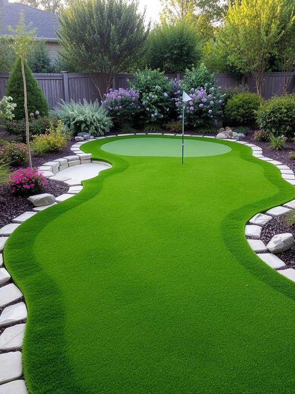 create mini golf oasis