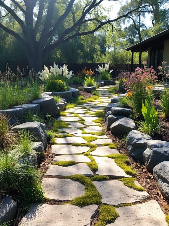 create stone pathways design