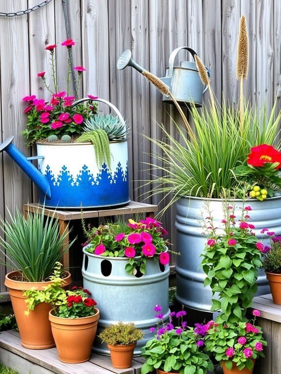 creative and diverse planters