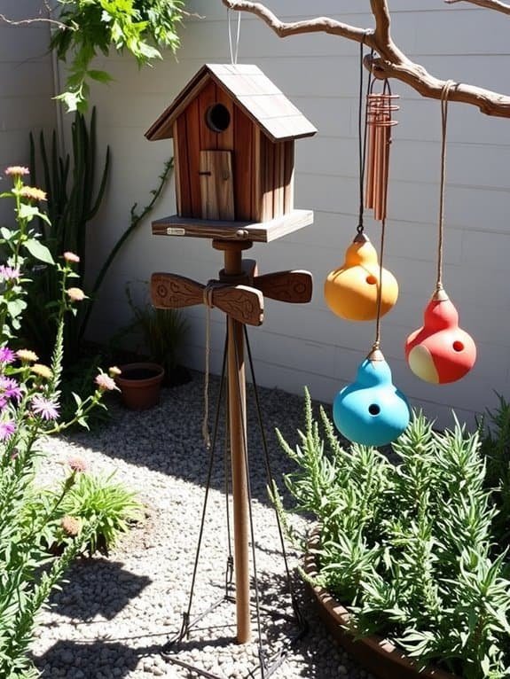 creative and playful birdhouses