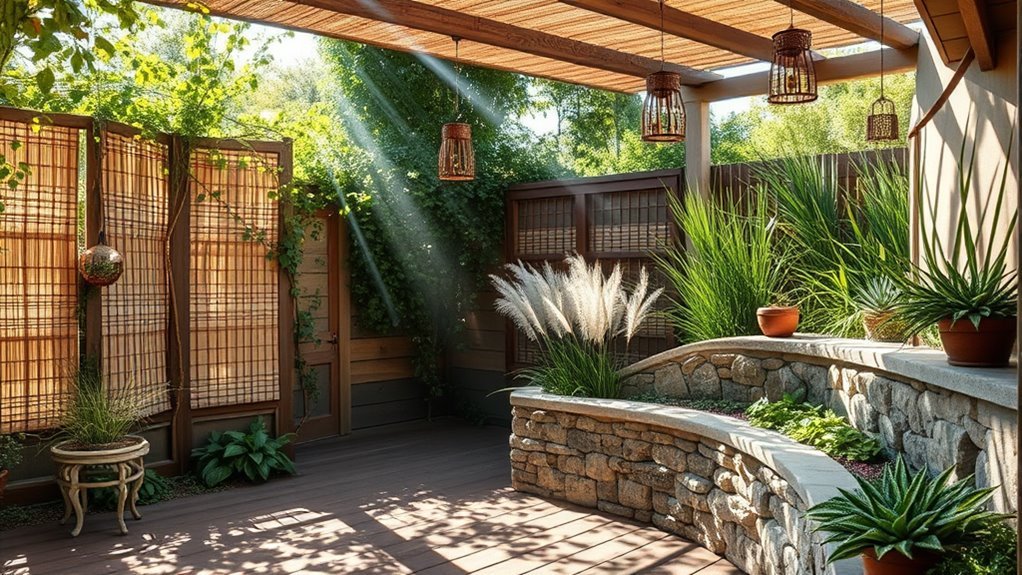 creative backyard privacy solutions