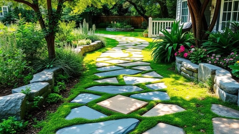 creative backyard walkway ideas