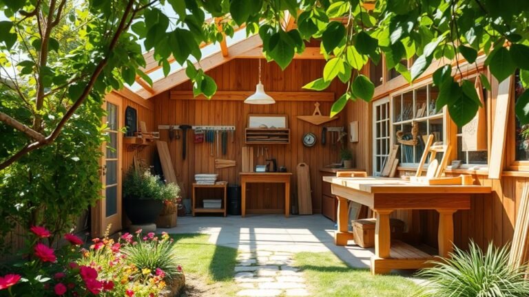 creative backyard workshop designs