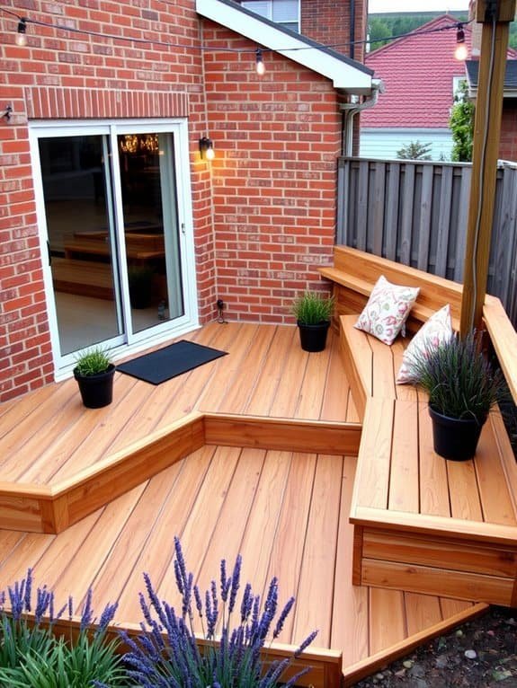 creative corner deck designs