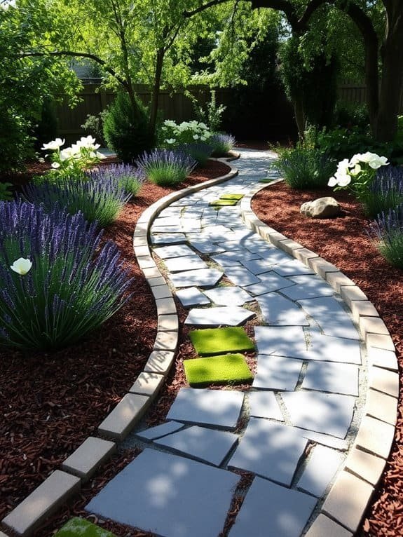 creative curved path designs