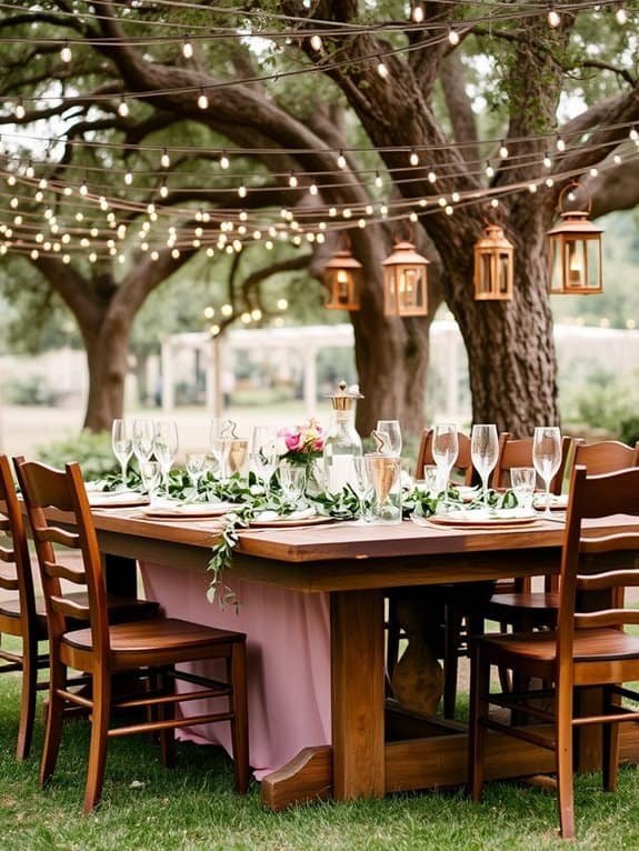 creative dining table arrangements