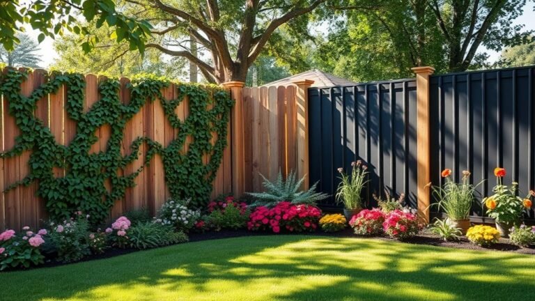 creative fence border ideas