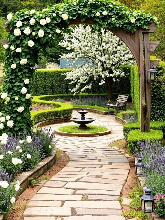 creative garden pathway designs