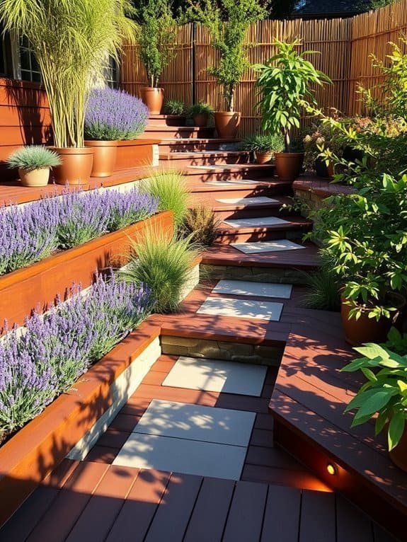 creative garden pathways design