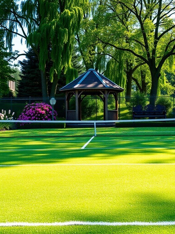 creative grass court designs