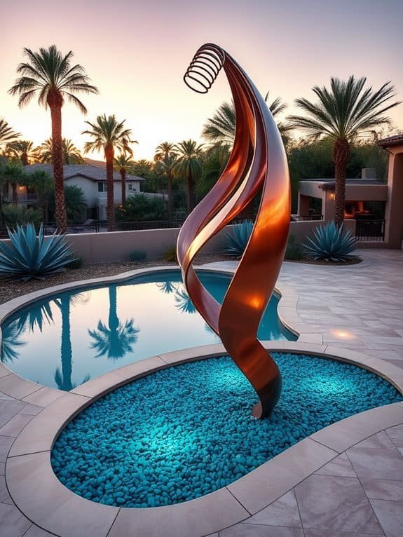 creative outdoor art pieces
