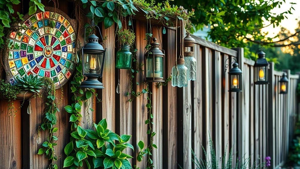 creative outdoor fence embellishments