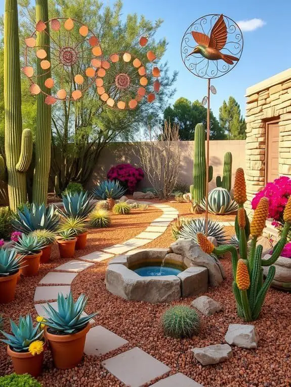 creative outdoor garden embellishments