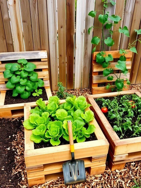 creative pallet garden designs