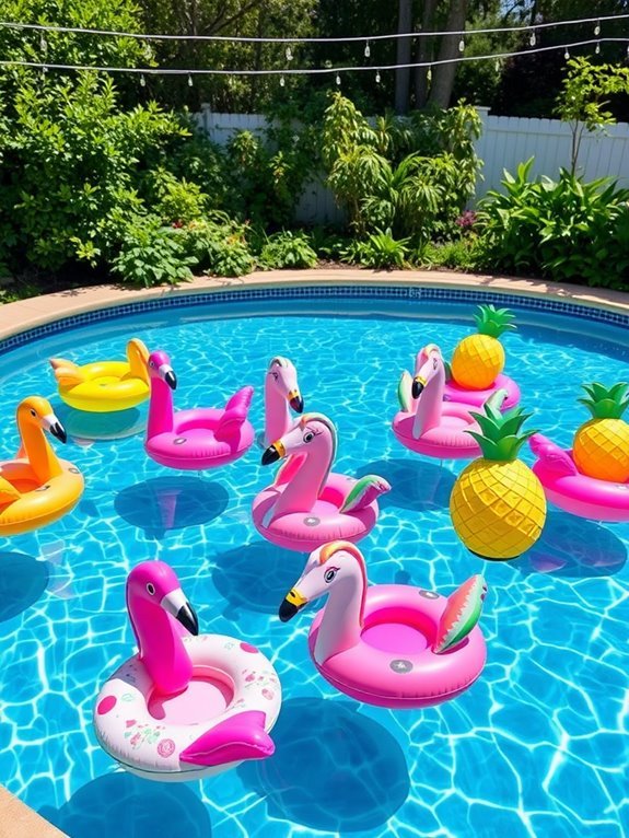 creative pool float crafts