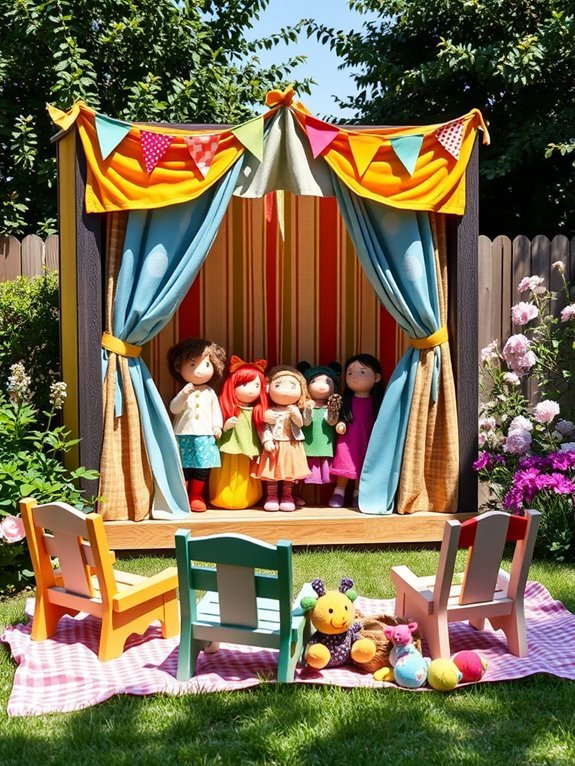 creative puppet performance project