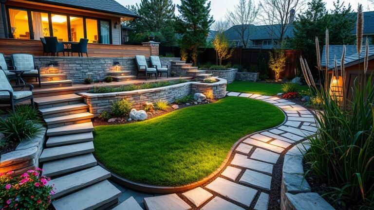 creative split level landscaping ideas