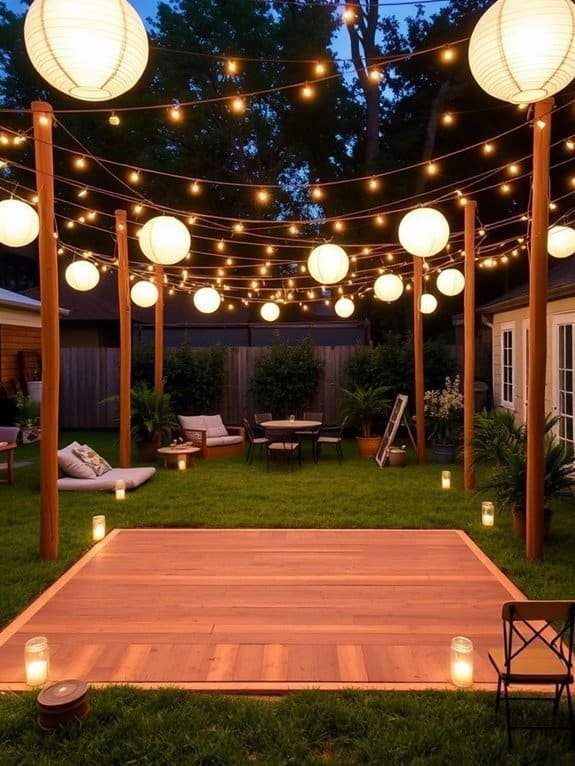 dance floor under the sky