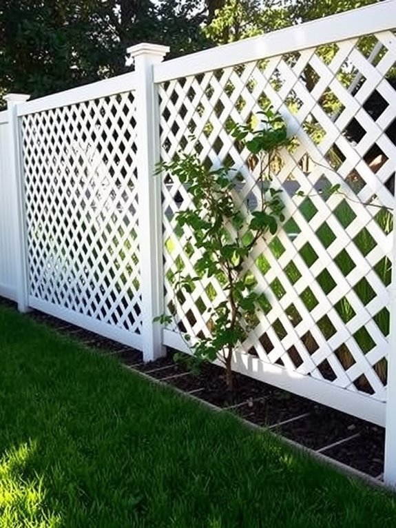 decorative garden boundary fencing