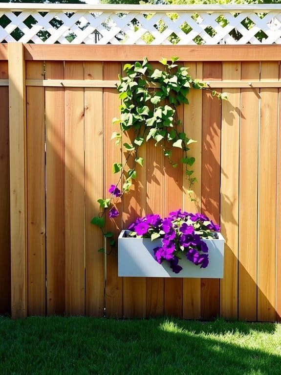 decorative garden boundary structure