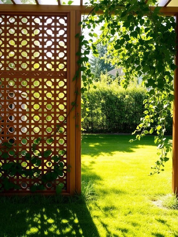 decorative garden lattice panels