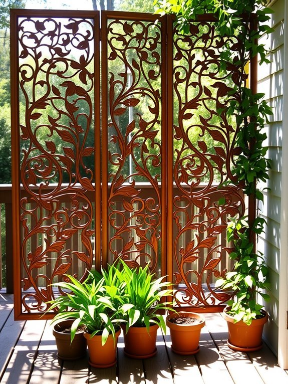 decorative metal partition designs