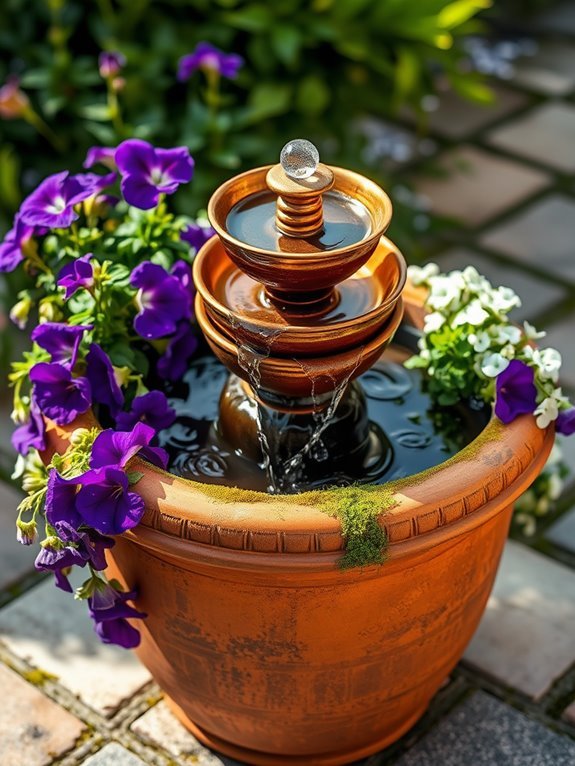 decorative outdoor planting containers