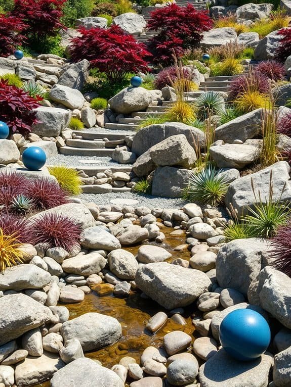 decorative stone landscape design