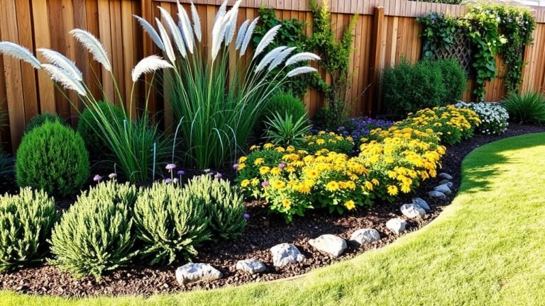 defined spaces in landscaping