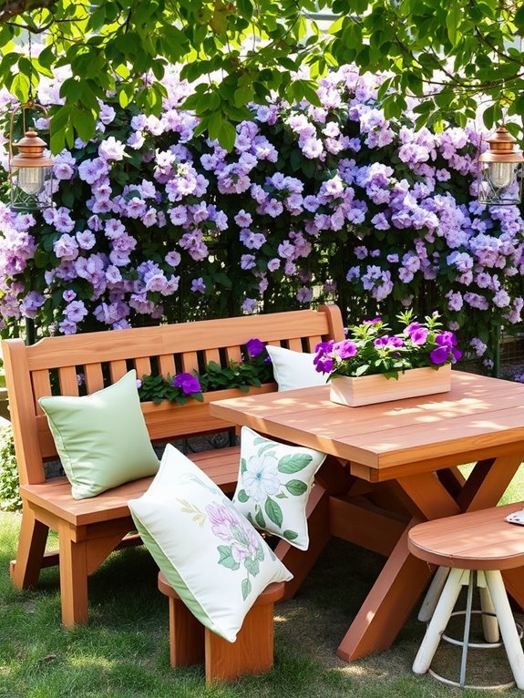 delightful outdoor dining experience