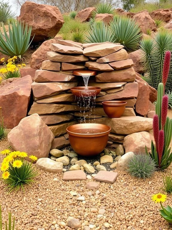 desert inspired aquatic installations