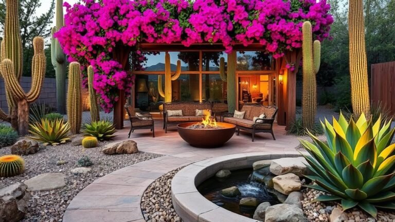 desert inspired backyard designs