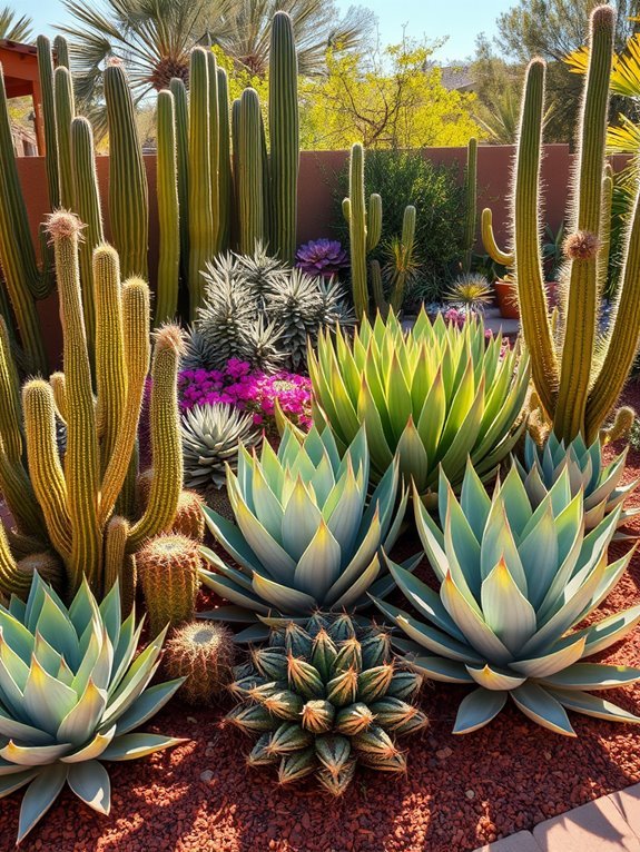 desert plant decorative displays