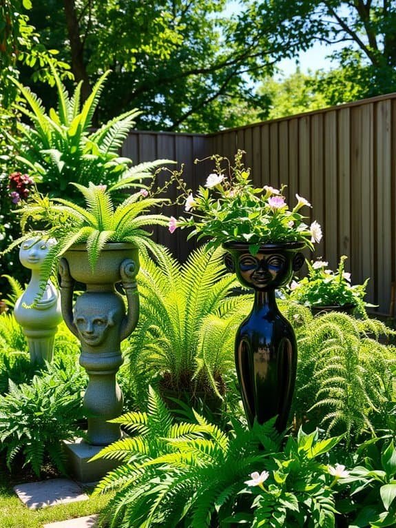 distinctive decorative plant holders