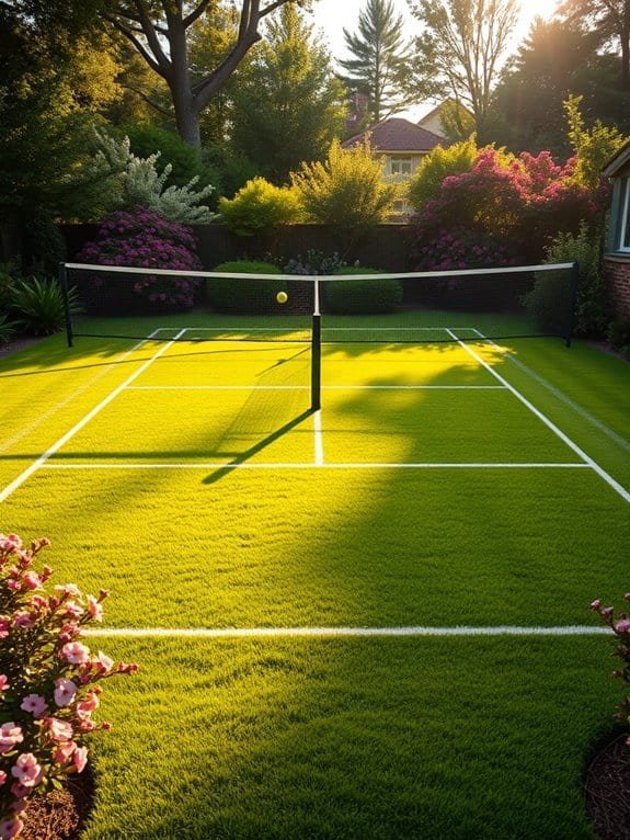 diy tennis court lines