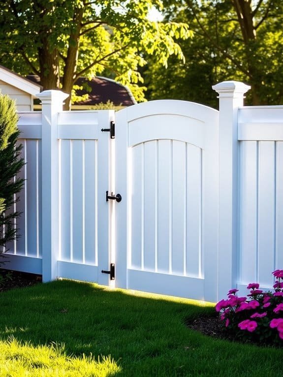 durable gates for vinyl fencing