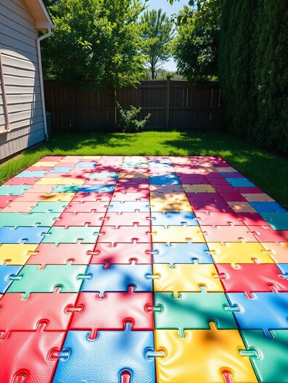 durable outdoor safety surface