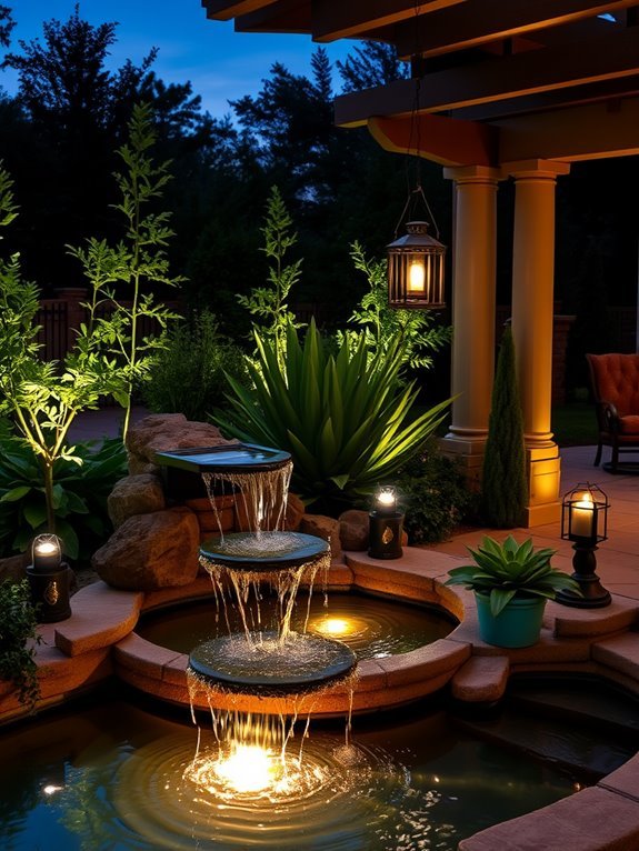 eco friendly outdoor water displays