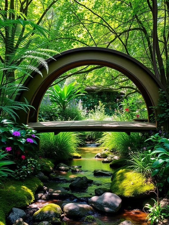 elegant arched bridge design