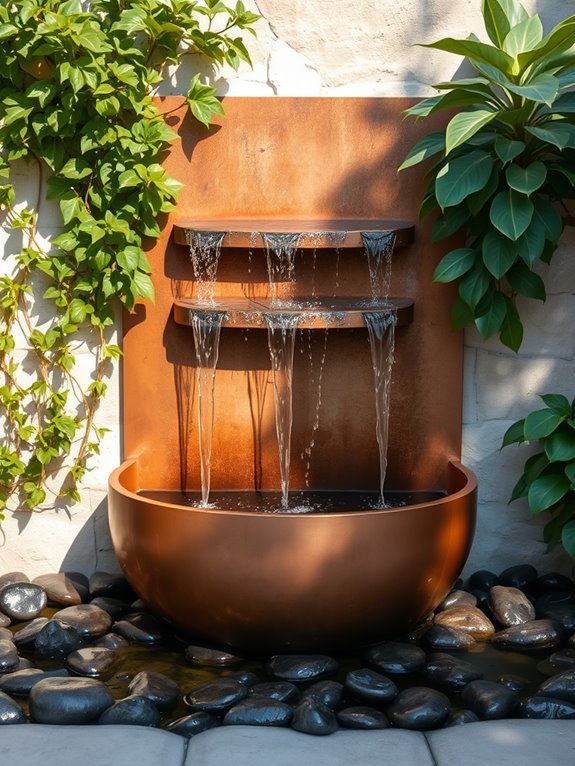 elegant decorative water features