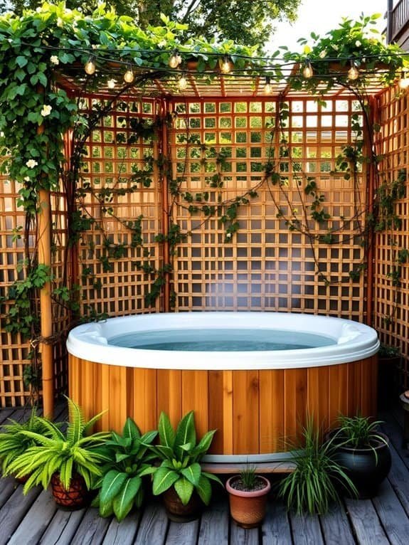 elegant garden support structures
