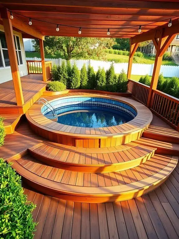 elegant submerged outdoor oasis