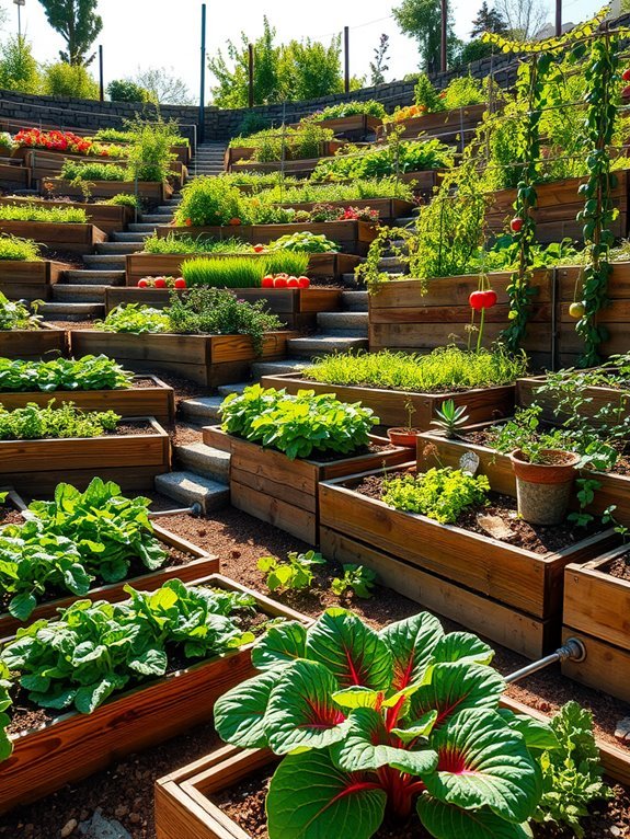 elevated planting for vegetables