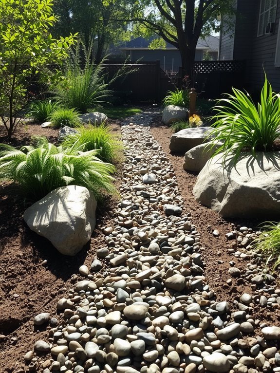 enhance landscaping with stones