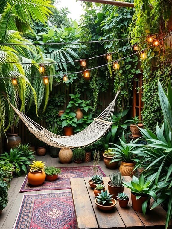 enhance with vibrant plants