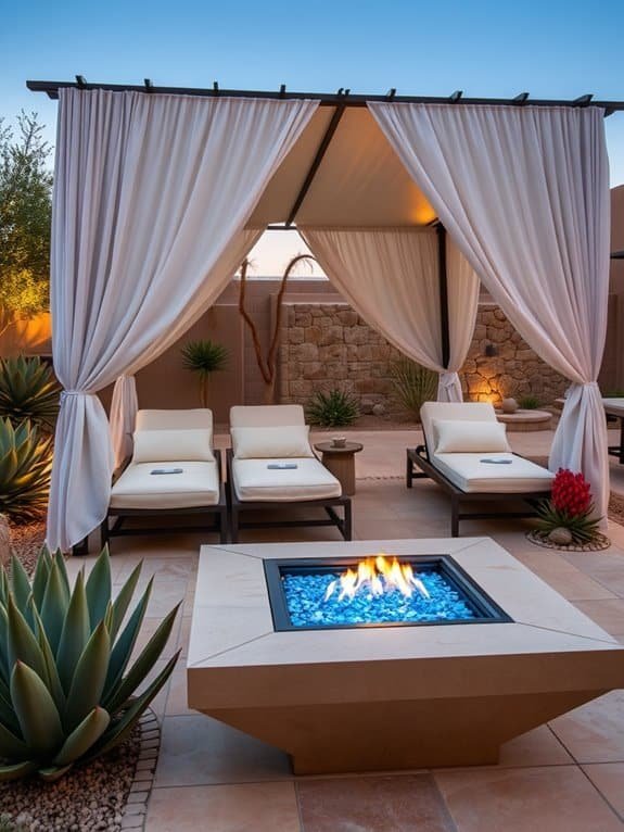 exclusive outdoor relaxation areas