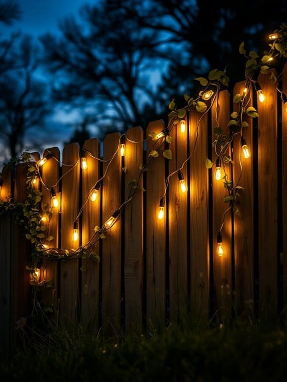 fences adorned with items