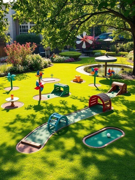 fun outdoor putting adventure