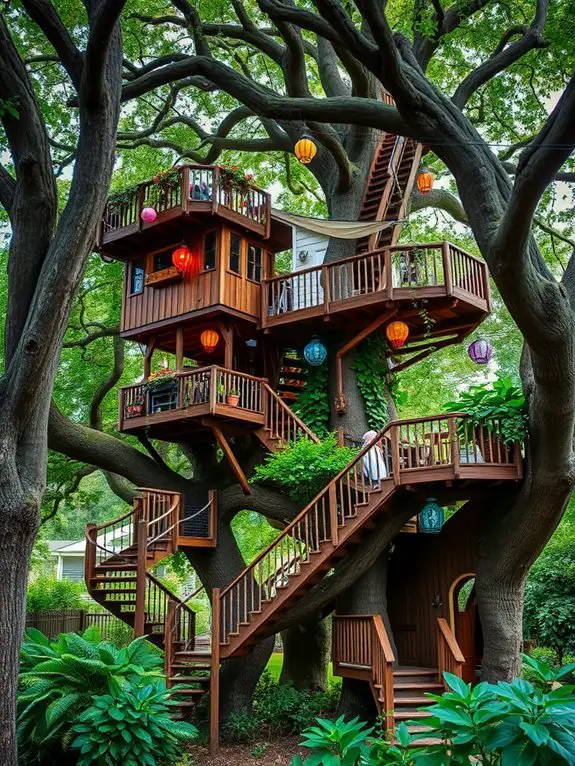 funhouse with multiple levels
