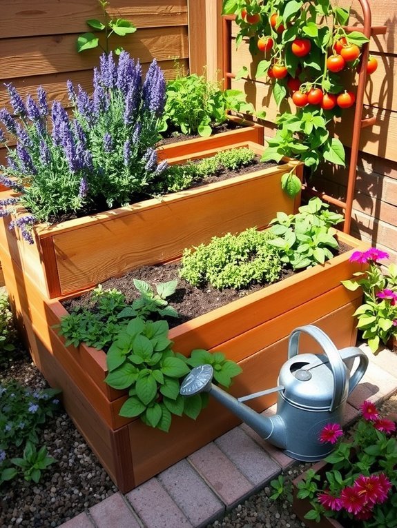 gardening with elevated containers